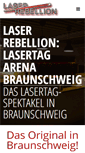 Mobile Screenshot of laser-rebellion.com